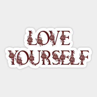 Love Yourself Sticker